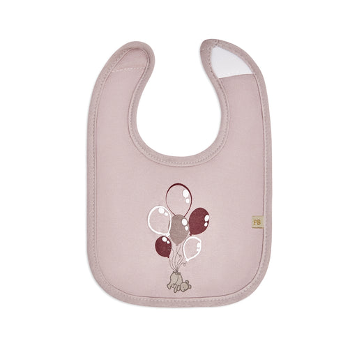 Piccolo Bambino 5 Milk Bib Set 2 all over printed & 3 solid - Pink