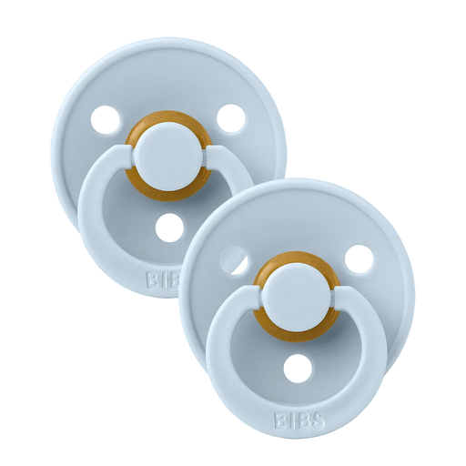 Bibs Original Pacifier 2pk 6-18M - Baby Blue