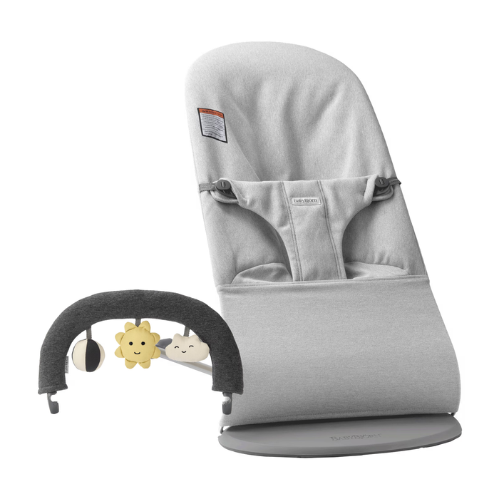 Babybjorn Bouncer Bliss Melange + FREE Bouncer toy (Sunny friends)