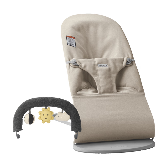 Babybjorn Bouncer Bliss Melange + FREE Bouncer toy (Sunny friends)