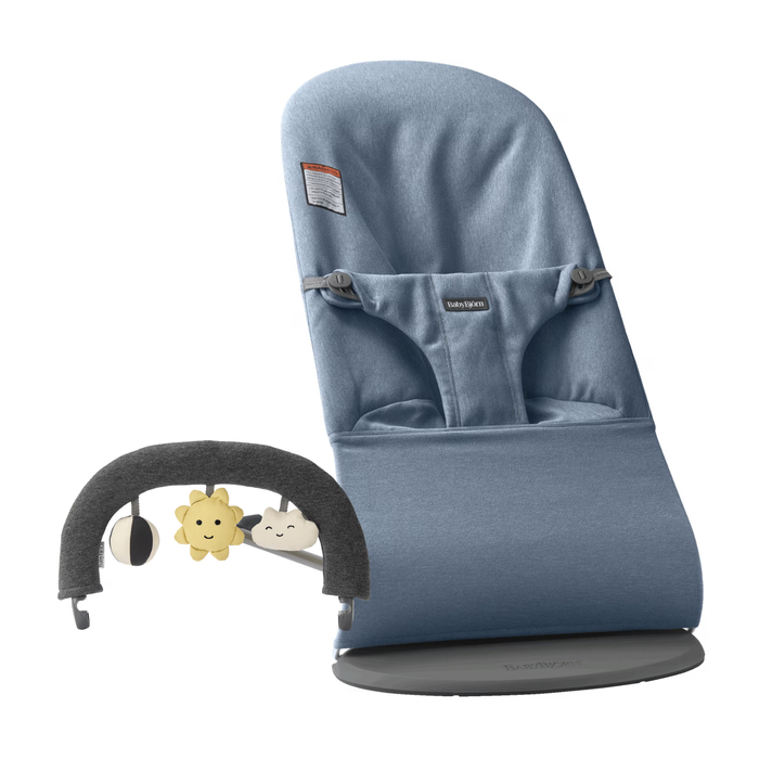 Babybjorn Bouncer Bliss Melange + FREE Bouncer toy (Sunny friends)