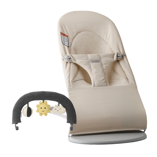 Babybjorn Bouncer Balance soft trifabric + FREE Bouncer toy (Sunny friends)