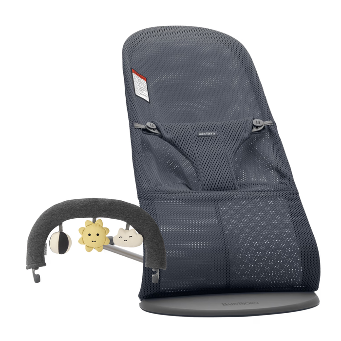 Bjornbaby Bouncer Bliss Mesh + FREE Bouncer toy (Sunny friends)