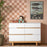 Dadada Bliss 6-Drawer Dresser - White/Natural (2box)