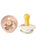 Bibs Pacifier Original 2pk - Ivory/Blush 0-6M
