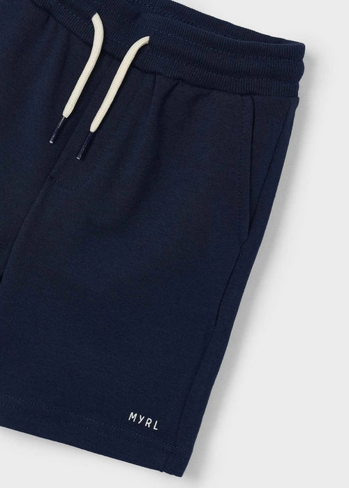 Mayoral Basic Fleece Shorts - Marino