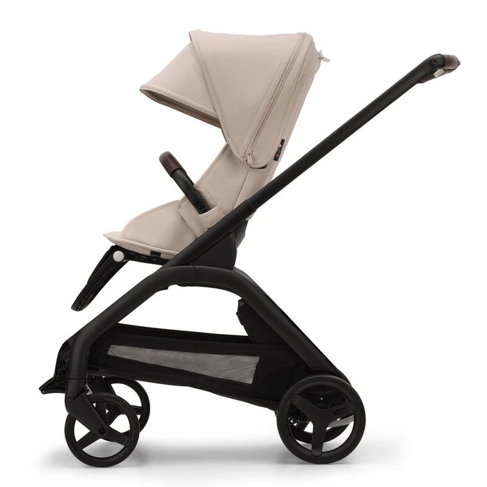 bugaboo stroller frame Bugaboo Dragonfly Complete Stroller -Black/Desert Taupe-Desert Taupe — CanaBee Baby