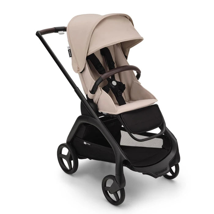 Bugaboo Dragonfly Complete Stroller -Black/Desert Taupe-Desert Taupe