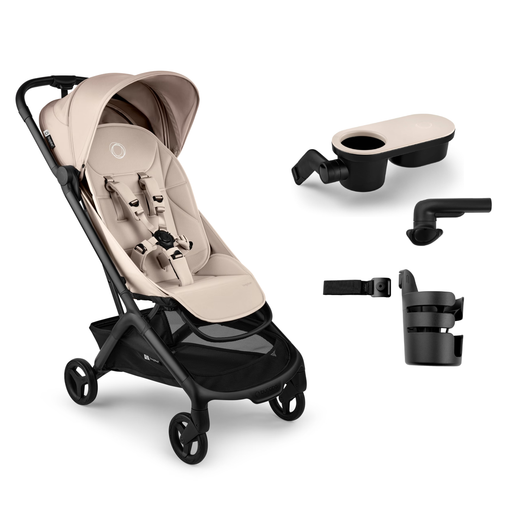 Bugaboo Butterfly 2 Snack Essential Bundle Desert Taupe