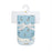 Piccolo Bambino 3pk Solid & all over printed Burp cloths - Blue