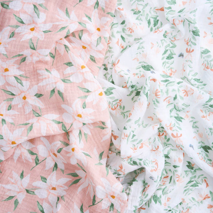 Aden + Anais Muslin Swaddle 2pc - Butterfly Garden