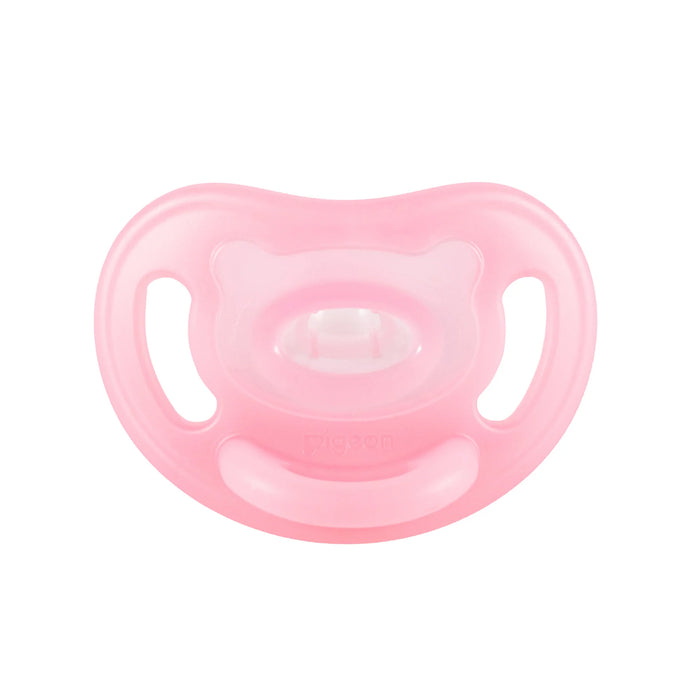 Pigeon Soft Buddy Silicone Pacifier - Light Pink S PG81093