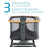Maxi Cosi Iora Bedside Bassinet - Classic Graphite