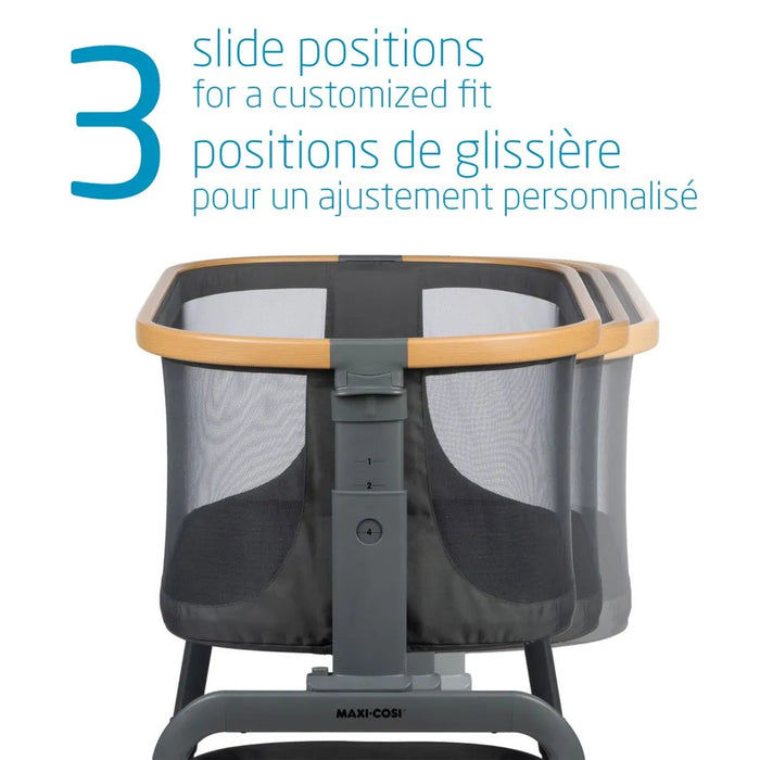 Maxi Cosi Iora Bedside Bassinet - Classic Graphite