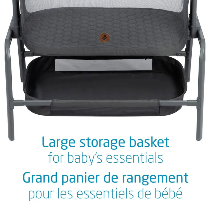 Maxi Cosi Iora Bedside Bassinet - Classic Graphite