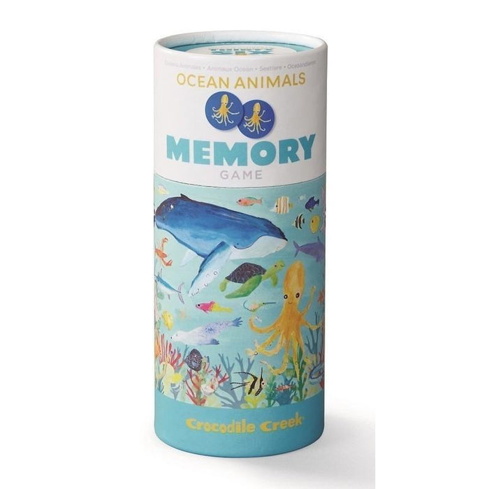 Crocodile Creek Canister Memory Game Ocean Animal