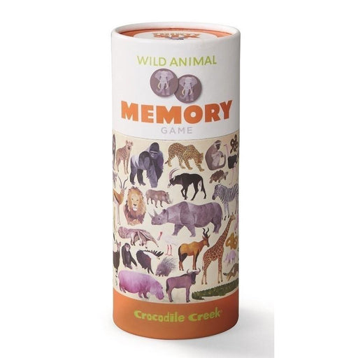 Crocodile Creek Canister Memory Game Wild Animal