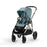 Cybex Gazelle S Stroller - Taupe Frame Sky Blue Seat