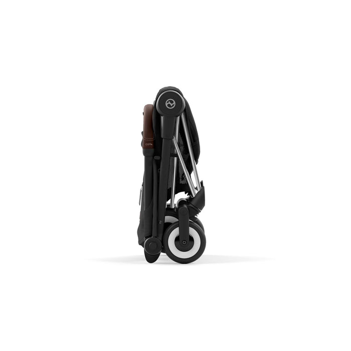 Cybex Coya Ultra-compact Stroller Chrome Frame - Sepia Black