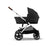 Cybex Gazelle S Stroller - Silver Frame Moon Black Seat