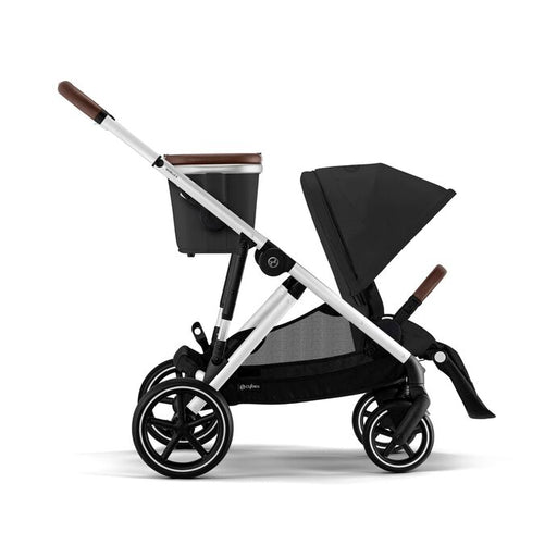 Cybex Gazelle S Stroller - Silver Frame Moon Black Seat