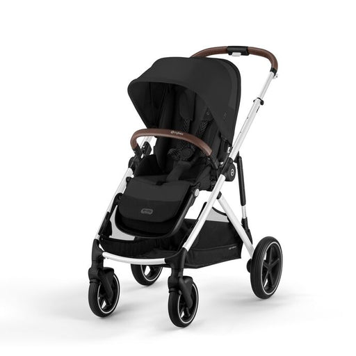 Cybex Gazelle S Stroller - Silver Frame Moon Black Seat