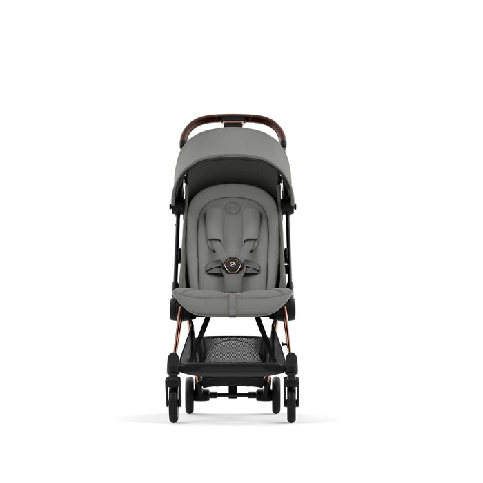Cybex Coya Ultra-compact Stroller Rosegold Frame - Mirage Grey