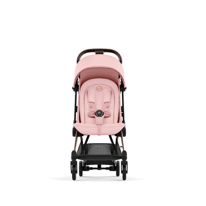 Cybex Coya Ultra-compact Stroller Rosegold FrameR - Peach Pink