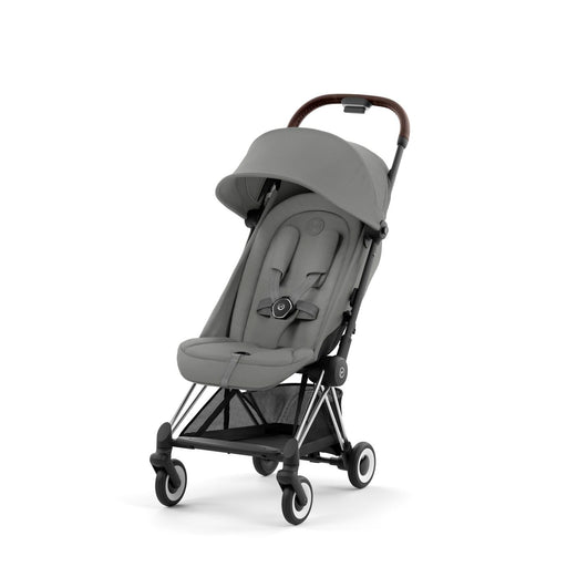 Cybex Coya Ultra-compact Stroller Chrome Frame - Mirage Grey