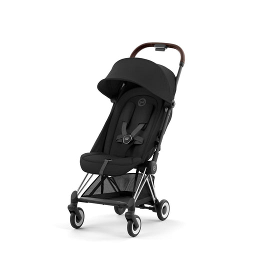 Cybex Coya Ultra-compact Stroller Chrome Frame - Sepia Black