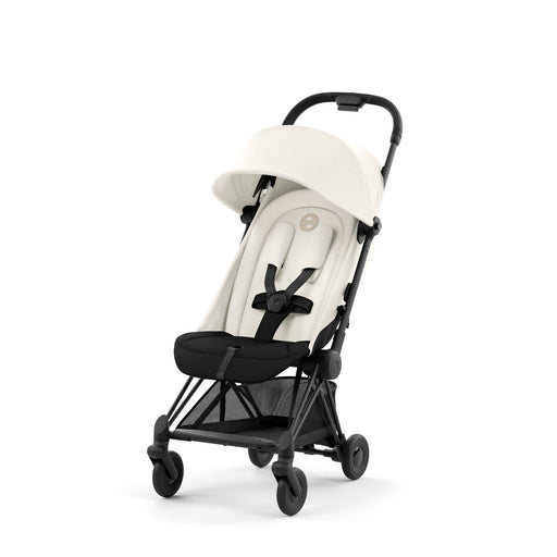 Cybex Coya Ultra-compact Stroller Matt Black Frame - Off White