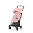 Cybex Coya Ultra-compact Stroller Matt Black Frame - Peach Pink