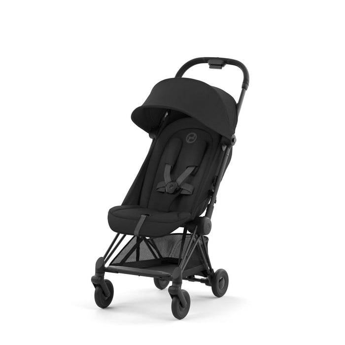 Cybex Coya Ultra-compact Stroller Matt Black Frame - Sepia Black