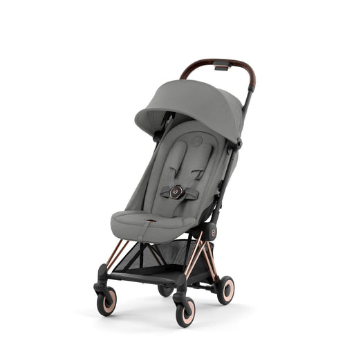 Cybex Coya Ultra-compact Stroller Rosegold Frame - Mirage Grey