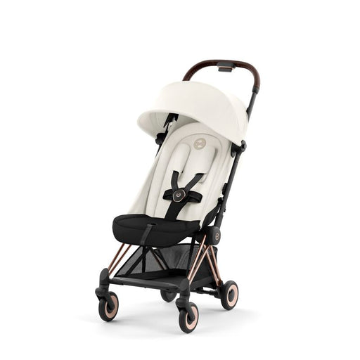 Cybex Coya Ultra-compact Stroller Rosegold Frame - Off White