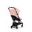 Cybex Coya Ultra-compact Stroller Matt Black Frame - Peach Pink