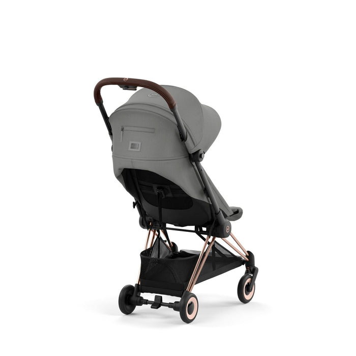Cybex Coya Ultra-compact Stroller Rosegold Frame - Mirage Grey