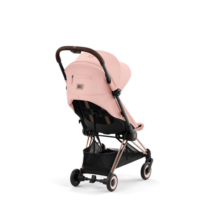 Cybex Coya Ultra-compact Stroller Rosegold FrameR - Peach Pink