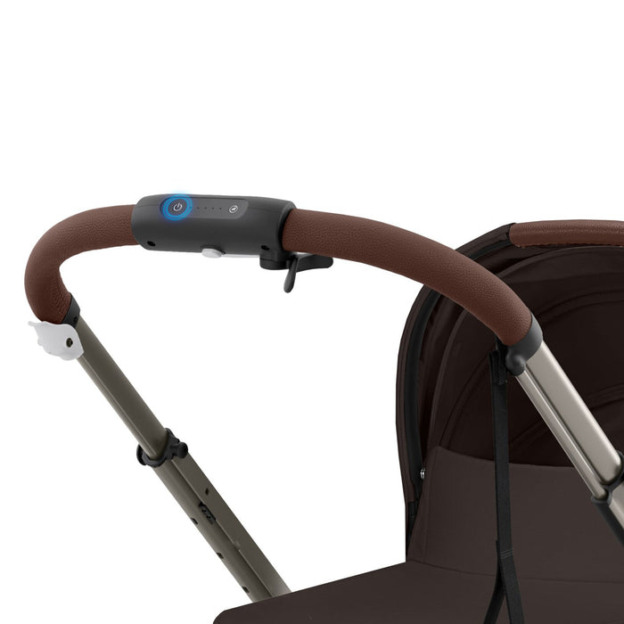 Cybex eGazelle S Stroller - Chocolate Brown/Taupe Frame