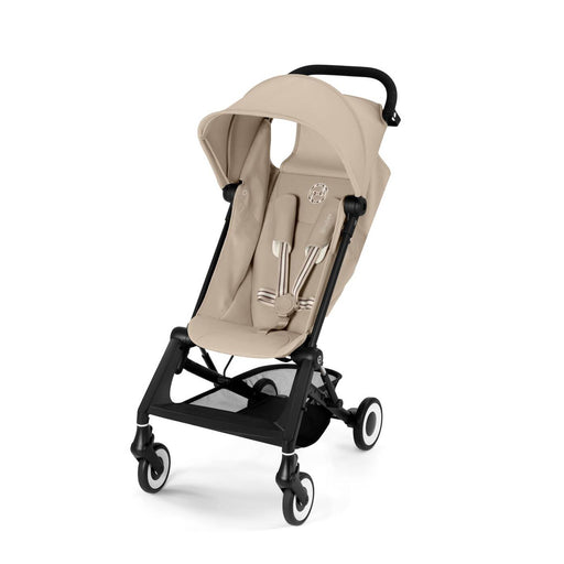 Cybex Agis Travel Stroller - Black/Almond Beige