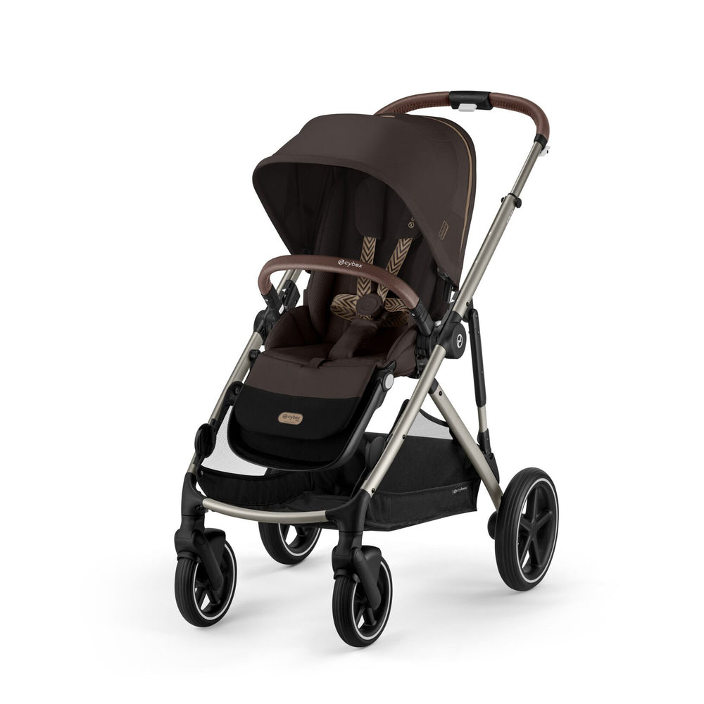 Cybex Gazelle S Stroller - Chocolate Brown/Taupe Frame