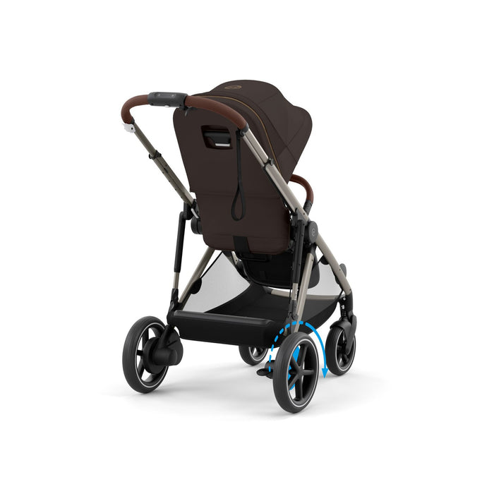 Cybex eGazelle S Stroller - Chocolate Brown/Taupe Frame