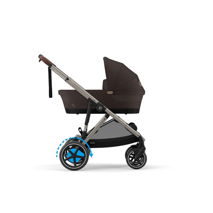 Cybex eGazelle S Stroller - Chocolate Brown/Taupe Frame