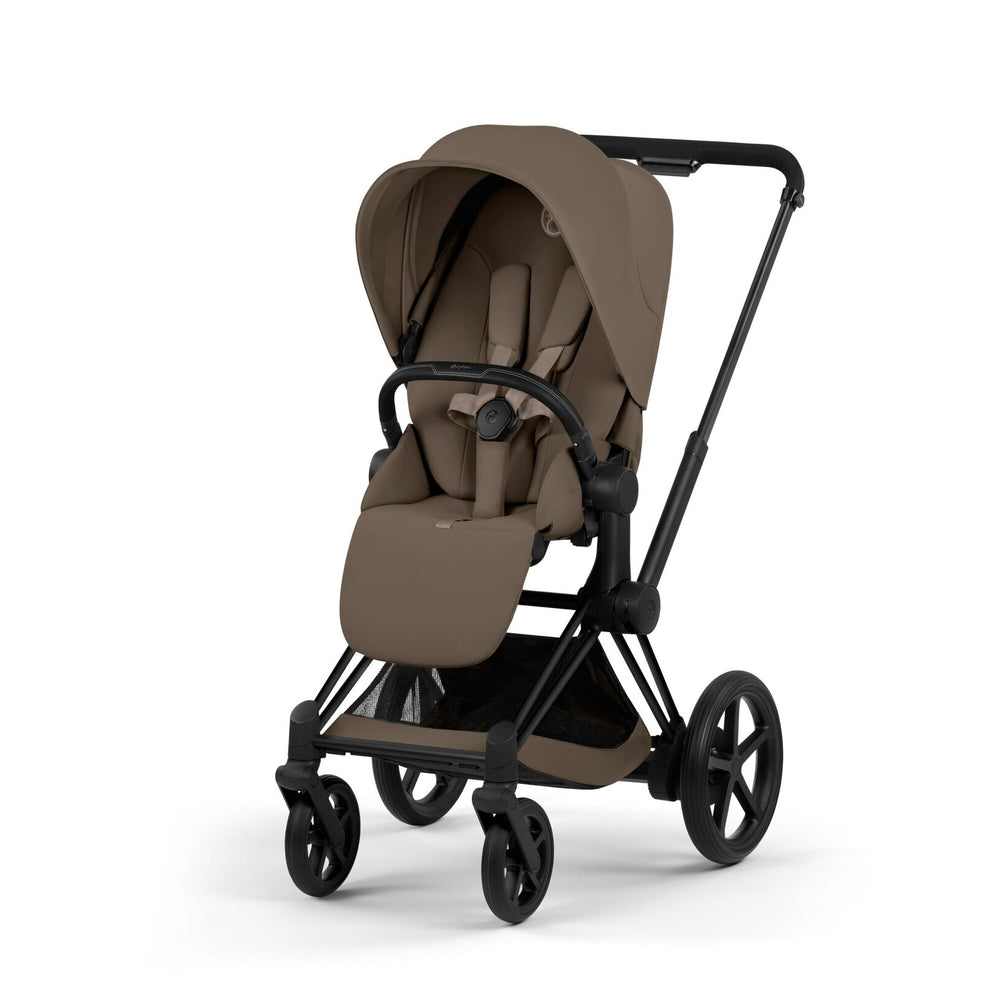 Cybex ePriam One Box - Black Frame/Coconut Brown Seat