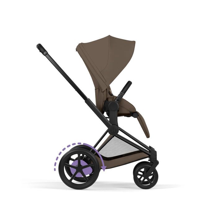 Cybex ePriam One Box - Black Frame/Coconut Brown Seat