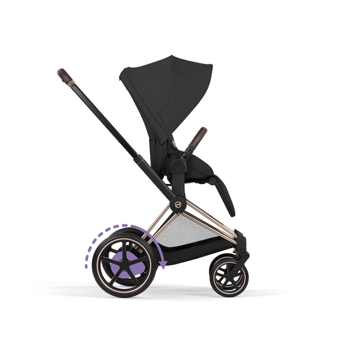 Cybex ePriam One Box - Rose Gold Frame/Sepia Black Seat