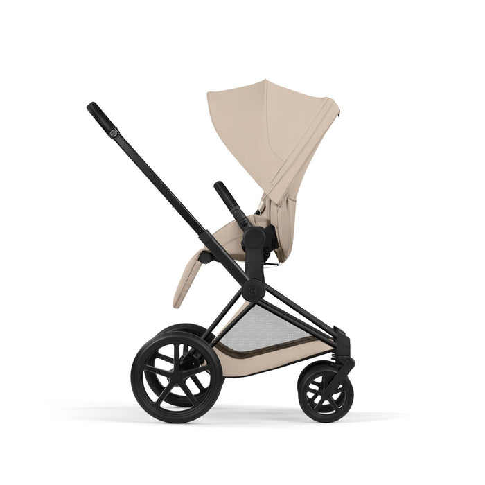 Cybex Priam One Box - Black Frame/Cozy Beige Seat