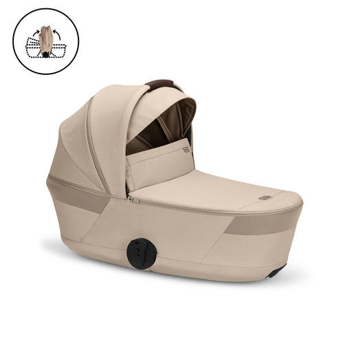 Cybex Balios Folding Cot - Almond