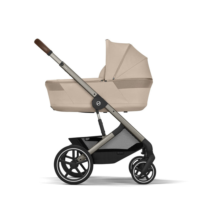 Cybex Balios Folding Cot - Almond