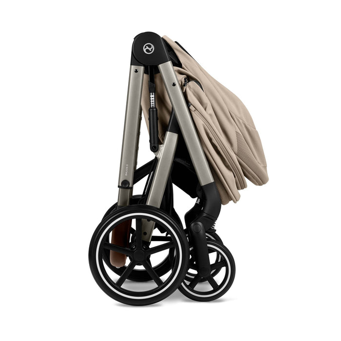 Cybex Balios Folding Cot - Almond